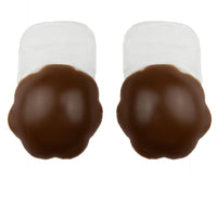 BYE-BRA - REGGISENO PUSH-UP IN SILICONE MARRONE TAGLIA XL