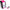 SECRETPLAY - PLUG ANALE IN METALLO CUORE FUCSIA TAGLIA S 7 CM