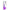KING COCK - PENE REALISTICO TRASPARENTE CON TESTICOLI 13,5 CM VIOLA
