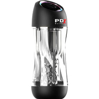 PDX ELITE - STROKER VIEWTUBE PRO VIBRATORE TRASPARENTE