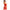 LEG AVENUE - BODYSTOCKING ROSSO CON COLLO ALTO CUORI ROSSI