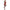 LIVCO CORSETTI FASHION - CORSETTO ROSSO ROSA LC 90130 + SLIP ROSSO S/M