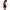 CHILIROSE - CR 3859 BABYDOLL E PERIZOMA NERO/BLU L/XL