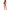 CHILIROSE - CR 4718 GIARRETTIERA E CALZE ROSSO XL
