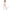PASSION - BS 107 BODYSTOCKING BIANCO TAGLIA UNICA