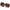 KINK - BRACCIALETTI CORTI CON PIZZO DI VELLUTO E BORDO IN NYLON, ROSSO/NERO, 23 X 6,5 CM