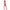 PASSION - BS 103 BODYSTOCKING ROSSO TAGLIA UNICA