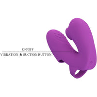 PRETTY LOVE - VIBRATORE VIOLA ATHENA CON STIMOLATORE CLITORIDEO