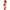CHILIROSE - CR 4845 CORSETTO E CALZE ROSSO XL