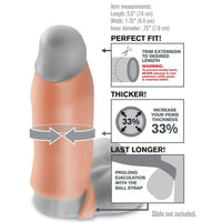 FANTASY X-TENSIONS - ESTENSIONE DEL PENE REAL FEEL M 