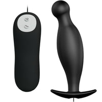 PRETTY LOVE - PLUG ANALE IN SILICONE 12 MODALITÀ DI VIBRAZIONE NERO