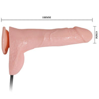 DANCE - DILDO REALISTICO VIBRANTE E GONFIABILE 18,8 CM