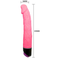 DANCE - ADOUR CLUB VIBRATORE REALISTICO 23 CM ROSA