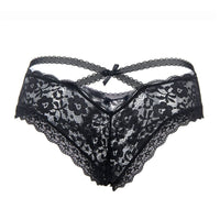 QUEEN LINGERIE - Slip in pizzo floreale S/M