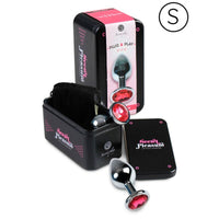 SECRETPLAY - PLUG ANALE IN ALLUMINIO FUCSIA 7 CM 